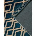 thumbnail image 4 of Praveen Geometric Navy Blue Bamboo Area Rugs for Living Room Washable Rugs Boho Moroccan Area Rug Soft Neutral Geometric Bohemian Distressed Indoor Rug for Bedroom Dining Room Office Nonslip Rug, 4 of 8