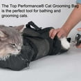 thumbnail image 6 of Downtown Pet Supply Cat Grooming Bag, Cat Restraint for Nail Clipping, Black, L, 6 of 6