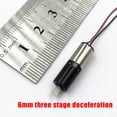 thumbnail image 1 of Bgsha 1pc 6mm Planetary Reduction Motor DC 3V 1200RPM Coreless Gearbox High Transmission For DIY Robot Car, 1 of 10