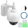 thumbnail image 4 of Cámara de vigilancia WiFi 1080P, cámara de Seguridad PTZ a Todo Color de 4 Pulgadas, cámara CCTV Exterior Impermeable IP66, con visión Nocturna por Infrarrojos y reconocimiento Facial AI(US) EOTVIA NO, 4 of 6
