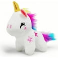 thumbnail image 2 of PINSAI White Unicorn Stuffed Animals, Kawaii Plush for Girls and Boys Soft Cuddly Unicorn Plush Toys Keychain, Fun and Cute Mini Stuffed Animal, 2 of 8