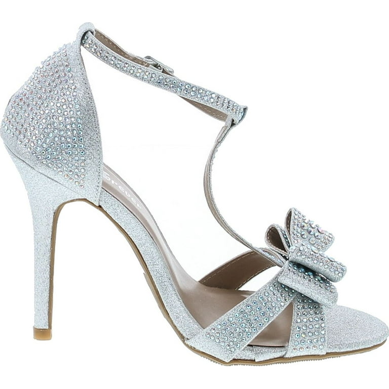 Walmart cheap silver heels