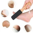 thumbnail image 2 of 2 Pieces Foot File Callus Remover Heel Grater Wooden Handle Foot Scrubber Pedicure File Foot Filer, 2 of 5