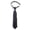 Dark Gray, variant on Kids Preppy Style Necktie Easy-on Uniform Tie for School and JK Style