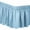Sky Blue, variant on Wrap Around Bed Skirt , Elastic Dust Ruffle with 15 Inch Tailored Drop, Easy to Install Fade Resistant Fabric Bedskirts, Adjustable Elastic Belt for Size Bed, Washable Ruffle Skirt (Pink)