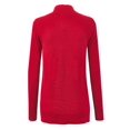 thumbnail image 3 of Made by Johnny Women's Women's Open Front Knit Cardigan S RED, 3 of 4
