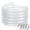 Clear, variant on Eosunjian 25FT Garden Hose with 4 Clamps,Clear PVC Pipe Leakproof Heavy Duty