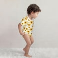 thumbnail image 5 of Rocae Sunflowers for Baby Climbing Clothes Soft Baby Romper for Active Infants Comfortable and Breathable Crawling Jumpsuit Unisex Baby Outfit 3 Months, 5 of 8