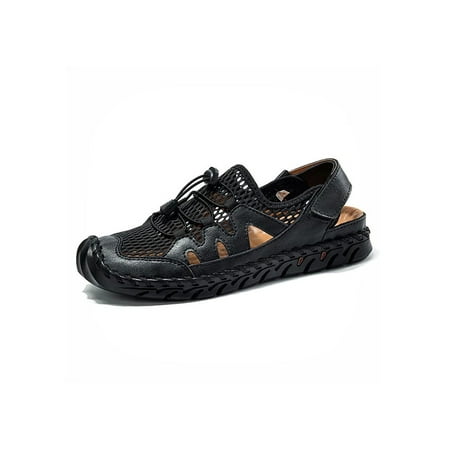 

Woobling Men Leather Loafers Oxfords Formal Wading Fishing Fisherman Shoes