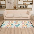 thumbnail image 2 of Yayeee Runner Rug for Bedroom 2'x6' Machine Washable Hallway Non Slip Mat, Pink Abstract Pattern, 2 of 8