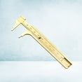 thumbnail image 3 of Calibrador Vernier antiguo de 100 m, calibre Vernier de cobre, minicalibrador de bolsillo deslizante de latón (dorado), 3 of 6