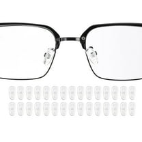 Uxcell 15 Pairs Eyeglass Nose Pad 5mm Screw-in Glass Nose Grip White