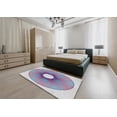 thumbnail image 4 of Ahgly Company Indoor Rectangle Patterned Pale Blue Novelty Area Rugs, 2' x 4', 4 of 6