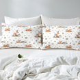 thumbnail image 4 of Erosebridal Cartoon Fox Rabbit Queen Sheet Sets,Jungle Animal Bedding Sets Queen Size,Safari Room Decorative,Ultra Soft,4-Piece, 4 of 7