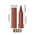 thumbnail image 3 of Gradient Lip Liner Matte Lipstick Soft Velvet Texture Long-Lasting Wear Chocolate Shade Smooth Application Comfortable Wear, 3 of 8