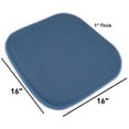thumbnail image 7 of Memory Foam Honeycomb Non-Slip Back Chair/Seat 16" x 16" Cushion Pad 6 Pack, 7 of 7