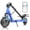 Blue, variant on Electric Scooter for Adults, 350W Motor, 19 MPH Top Speed, 21-25Miles Range, 10” Solid Tires,Folding & Lightweight Commuting E-Scooter Black