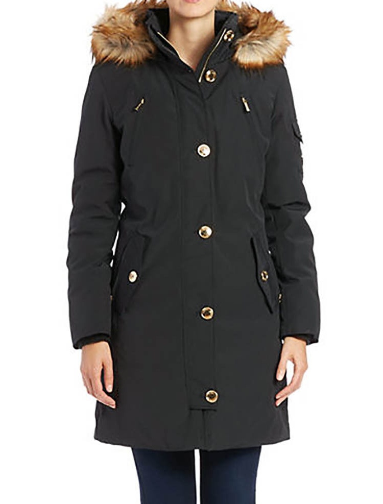 Michael Kors Parka Down Coat with Fur 