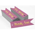 thumbnail image 2 of Inkdotpot Real Gold Foil Thank You Bridal Shower Tags Favor Hang Paper Tags 50 Pieces, 2 of 6