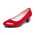 thumbnail image 1 of Zapatos de tacón bajo para mujer, calzado de tacón suave, para oficina, trabajo, boda y fiesta, 1 of 5