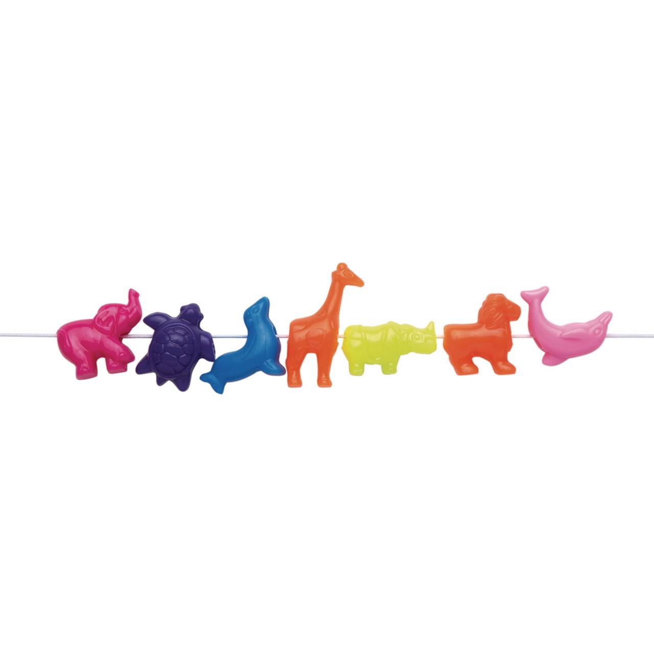 Colorations Big, Bright Animal Beads - 1 lb.