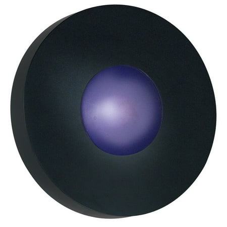 Kenroy Home Burst Round Wall Sconce/Flush Mount 12 in. Black