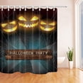 thumbnail image 1 of Decoración de Fiesta de Halloween ABPHQTO Ojos de Murciélago en Tela de araña Cortina de Baño 160x180 cm, 1 of 1