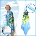 thumbnail image 5 of Beach Towel Oversized, Microfiber Beach Towels 71"x35" Extra Large Beach Towel Microfiber Pool Towels for Beach Essentials, Camping Essentials, Cruise Ship Essentials (Pineapple), 5 of 6
