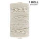 thumbnail image 3 of Ounissouiy Cuerda de algodón Natural para manualidades, cordón de algodón DIY, tejido artesanal, cuerda trenzada, hilo, decoración para colgar Artesanía 1 Uds 3mm * 200M, 3 of 6