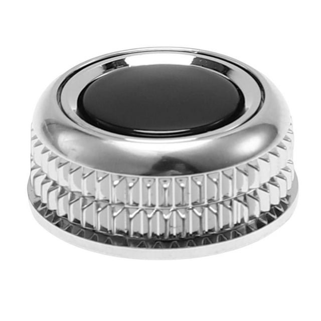 koolsoo Bouton de Contrôle de Volume MMI Remplacement, Accessoires Argentés Bouton de Volume Radio