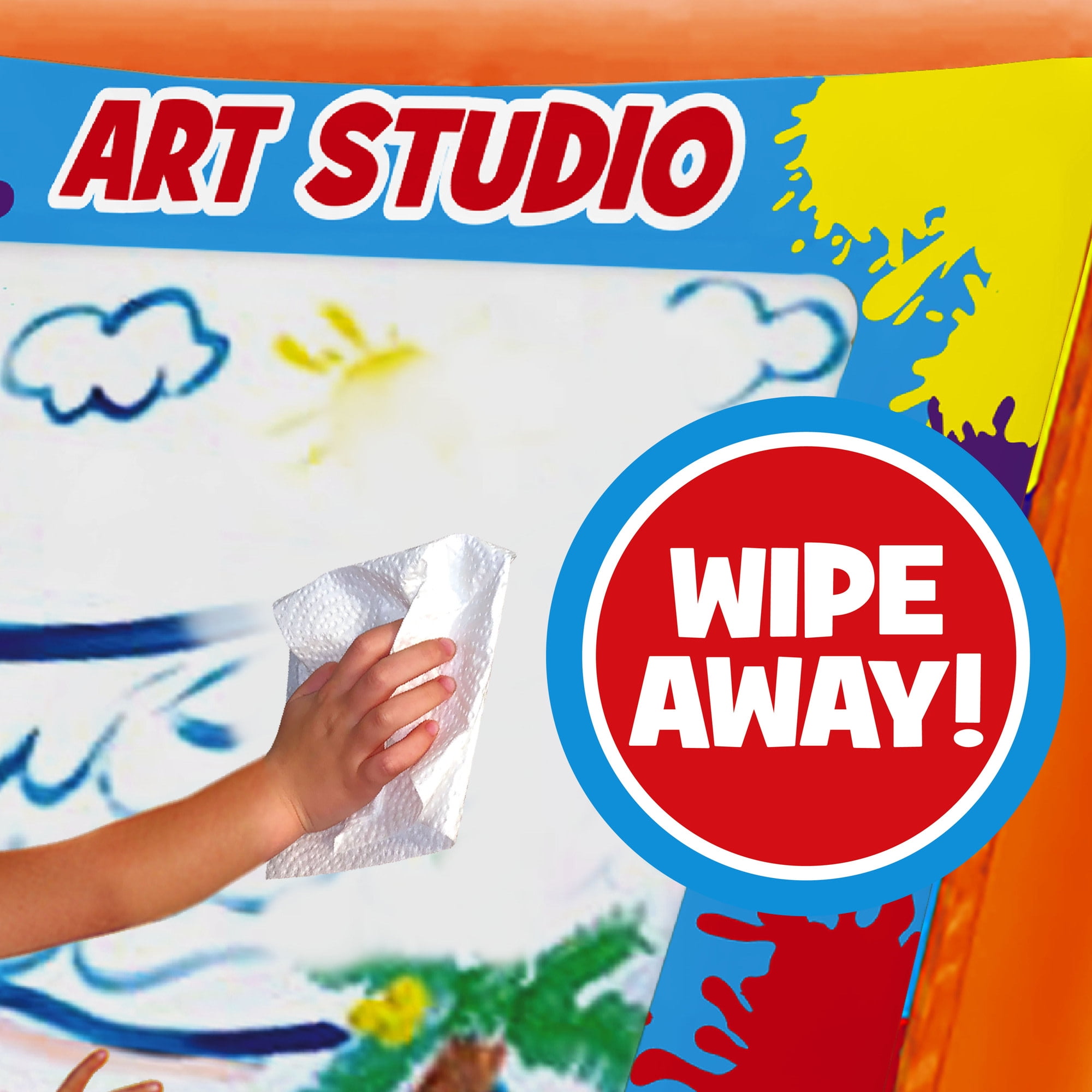 Little Tikes 2 in 1 Art Studio Tent, Indoor or Outside, Inflatable Art Easel, Ages 4 and Up