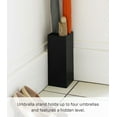 thumbnail image 4 of Yamazaki Home Compact Umbrella Stand, Black, Steel,  Holds 4 umbrellas, No Assembly, 4 of 5