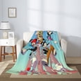 thumbnail image 4 of Manta de felpa suave y cómoda de Animaniacs, manta de felpa ligera y cálida de franela y mantas para sofá cama de 80" x 60", 4 of 8