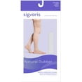 thumbnail image 2 of Sigvaris Specialty 505 Rubber Series 50-60 mmHg Open Toe Thigh High Compression Stockings Beige L3 Full Short, 2 of 3