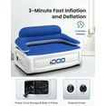 iDOO Inflatable Sofa Couch, Air Lounger Chair with Builtin Pump for