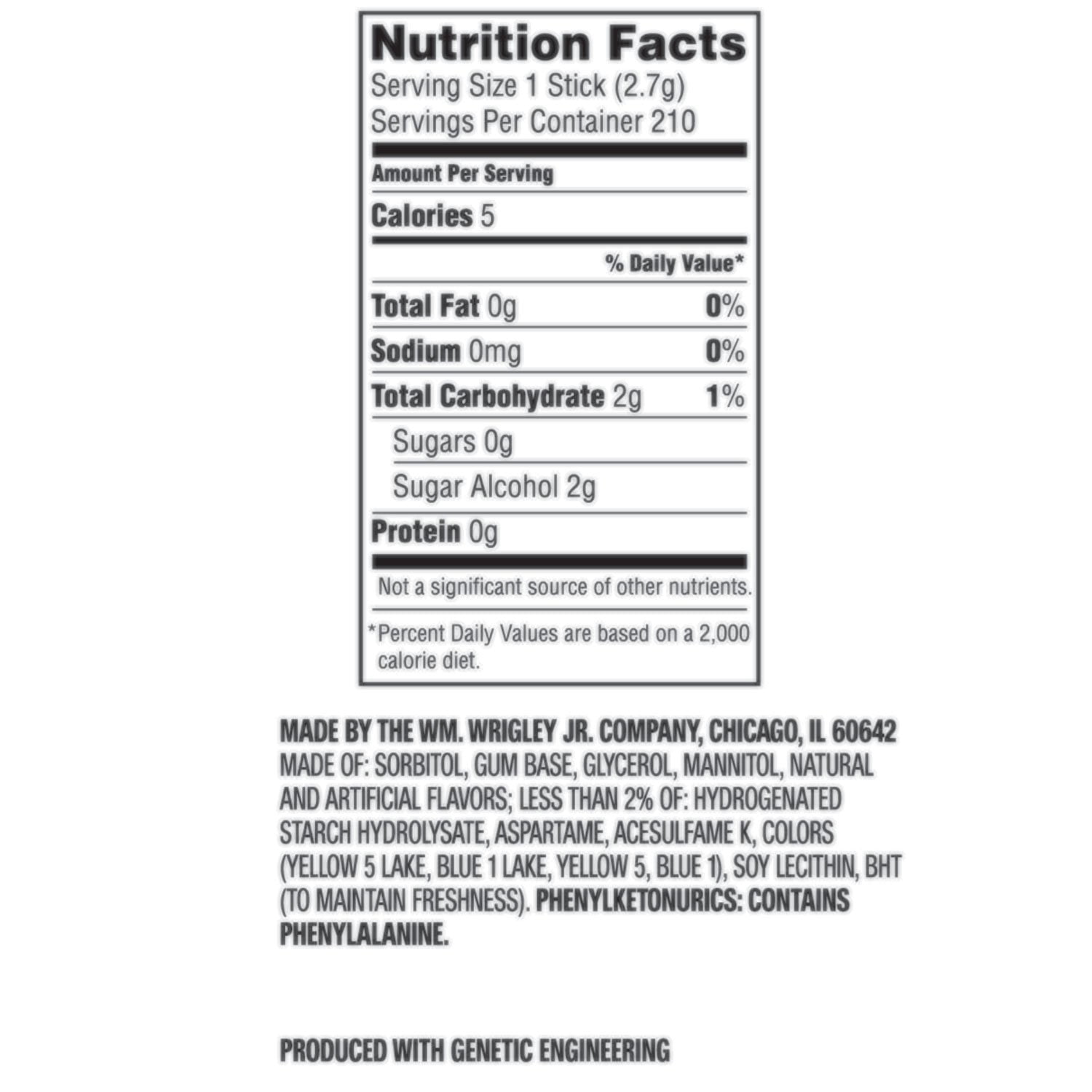 Wrigley's 5 Gum Spearmint Rain Sugar-free Gum (35 ct., 6 pks.)