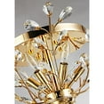 thumbnail image 4 of HomeRoots Decor Ava 6-light Gold 27-inch Crystal Flush Mount, 4 of 5