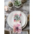 thumbnail image 3 of Cloth Napkins Set of 4 - 20x20 Inches, Pink Blue Spring Floral Washable Reusable Table Napkins, Vintage Summer Botanical Rustic Soft & Absortbent Dining Napkin for Party Wedding Hotel Restaurant, 3 of 8