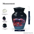 thumbnail image 2 of Polar Fire Sentinel Bear Small Cremation Urn For Human Ashes - Urns For Human Ashes Adult Female Mom - Decorative Urns For Human Ashes - Small Urns For Human Ashes Keepsake (Size -3inch,1Pcs), 2 of 5