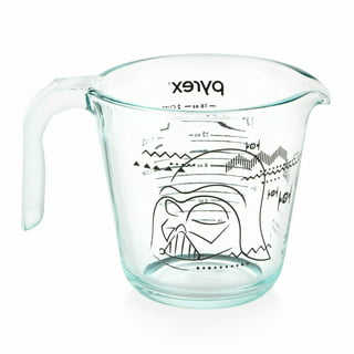 Pyrex® 6001074 Glass Measuring Cup, Clear & Red, 8 Oz – Toolbox Supply