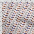 thumbnail image 3 of Soimoi Dog Print, Velvet Fabric, Decor Sewing Fabric by The Yard 54 Inch Wide,Decorative Fabric for Upholstery and Home Accents, Red & White, 3 of 5