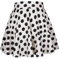 thumbnail image 3 of Women's Basic Flared Casual Mini Skate Skirt Versatile Stretchy, 3 of 8
