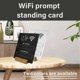 thumbnail image 2 of New WIFI board black and white wireless network board acrylic decorative, 2 of 3