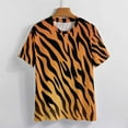 thumbnail image 3 of Animal Print Patterns Women's T-Shirt Short Sleeve T Shirts Tops Tee Ladies Loose T, 3 of 6