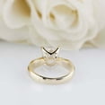 thumbnail image 4 of HeartsAndYou 3.5ct Princess Moissanite Engagement Ring for Women Two Row Round Accent 18k Yellow Gold over Silver, 4 of 9