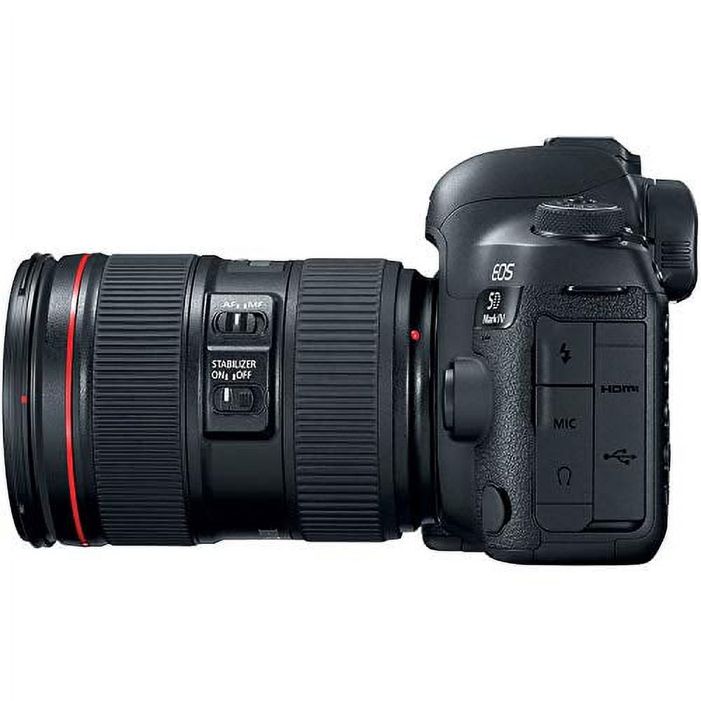Canon EOS 5D Mark IV DSLR Camera with 24-105mm f/4L II Lens (Intl Model) Standard Bundle - image 4 of 6