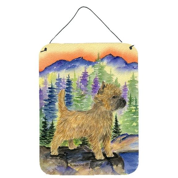 Caroline's Treasures SS8255DS1216 Cairn Terrier Wall or Door Hanging Prints, 12x16, multicolor