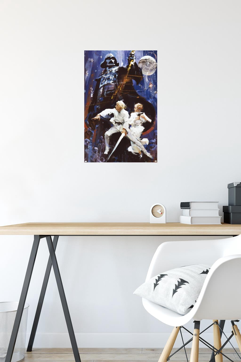 Star Wars: A New Hope - Illustrated One Sheet Wall Poster, 14.725" x 22.375"
