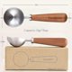 thumbnail image 2 of Retro Stainless Steel Coffee Scoop With Black Walnut Handle,10g -1 Tablespoon Coffee Measuring Spoon,Coffee Accessories,For Coffee Beans Or Tea,Silver, 2 of 5