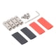 thumbnail image 5 of Kit de conectores de cable de calibre 4 de latón para empalme de audio de automóvil, cable de batería, conector a tope con tornillos de llave hexagonal, 5 of 15